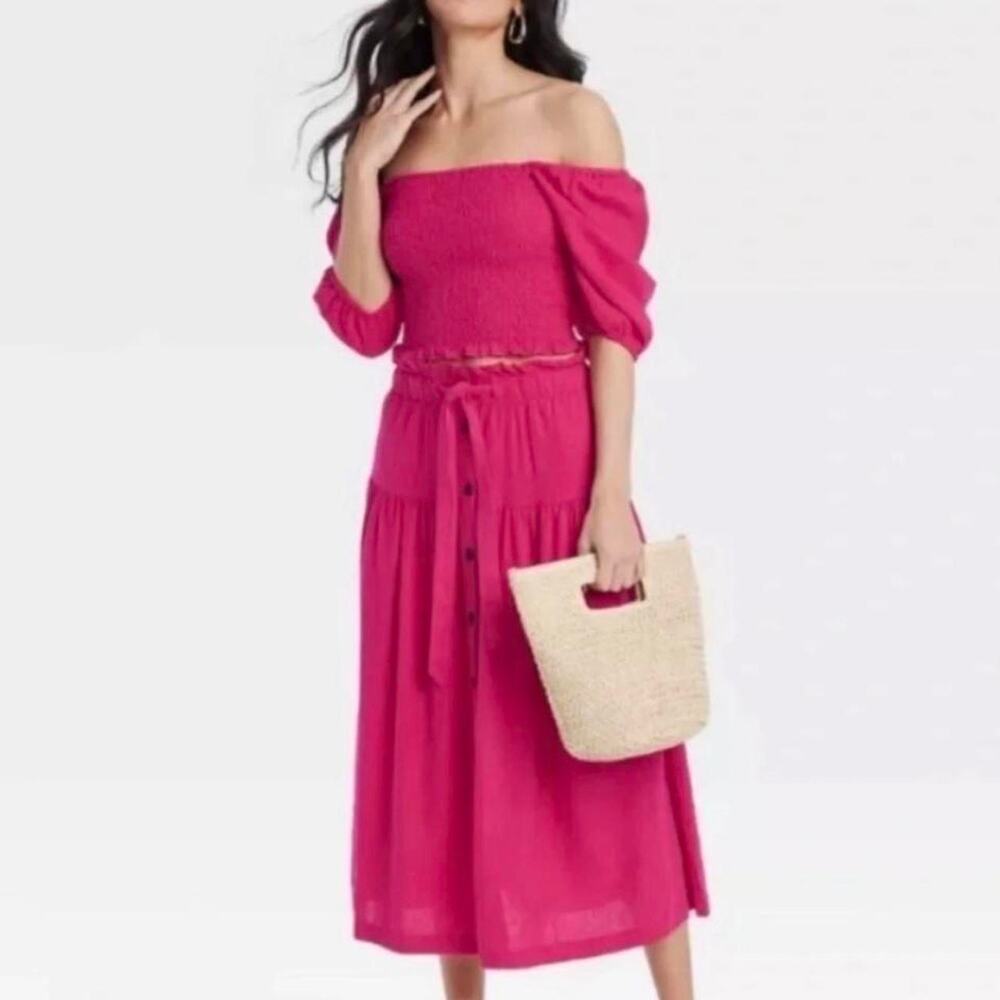 Universal thread pink set in